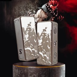 S101 Mod 21700/18650 Engraved Black - San Indonesia x Gerobak Vaper