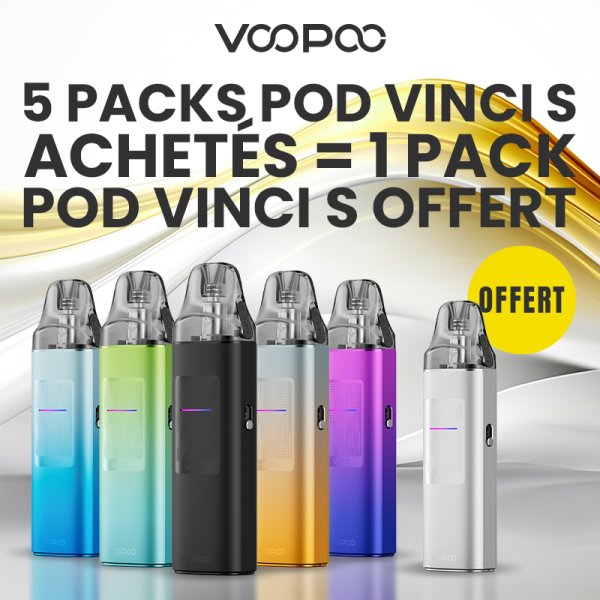 [Offer] Buy 5 Vinci S Pod Packs, Get 1 Vinci S Pod Pack For Free - Voopoo