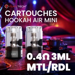 Cartridges Hookah Air Mini 0.4Ω 3ml (2pcs) - Fumytech
