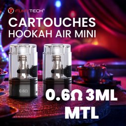 Cartridges Hookah Air Mini 0.4Ω 3ml (2pcs) - Fumytech