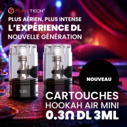 Cartouches Hookah Air Mini 0.3Ω 3ml (2pcs) - Fumytech
