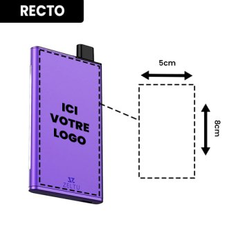 Kit Pod Zeltu X3+ 2ml 1000mAh Matte Purple Customized - Zeltu