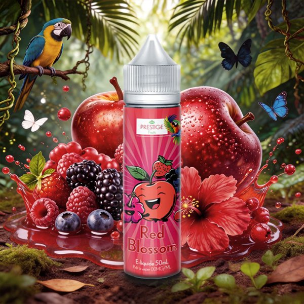 Red Blossom 0mg 50ml - Oasis by Prestige Fruits