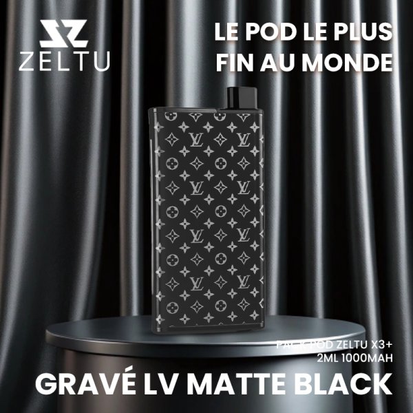 Pack Pod Zeltu X3+ 2ml 1000mAh Gravé LV - Zeltu