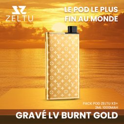 Pack Pod Zeltu X3+ 2ml 1000mAh Gravé LV - Zeltu