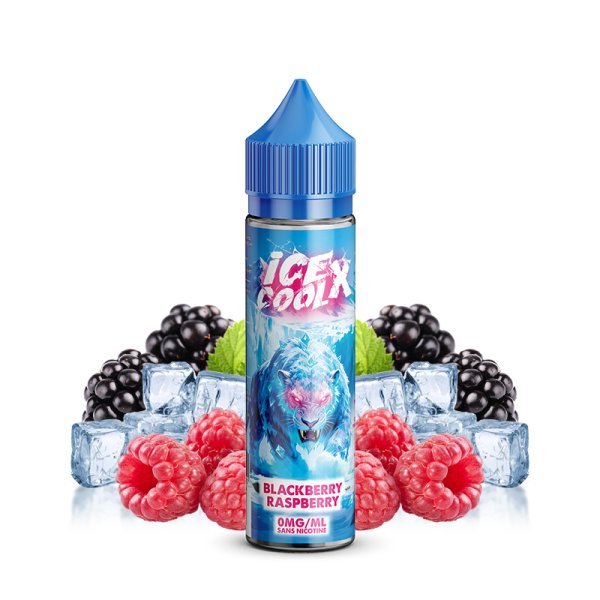 Blackberry Raspberry 0mg 50ml - Ice Cool X by Liquidarom