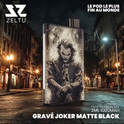 Pack Pod Zeltu X3+ 2ml 1000mAh Purple Gravé Joker - Zeltu