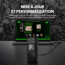 Mod Rayden 220 Full Black - BD Vape