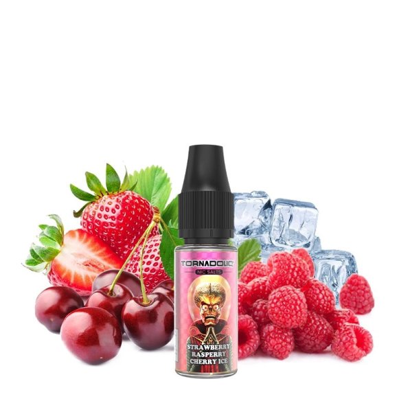 [Sample] Strawberry Raspberry Cherry Ice 20mg 10ml (1pc) - Tornadoliq