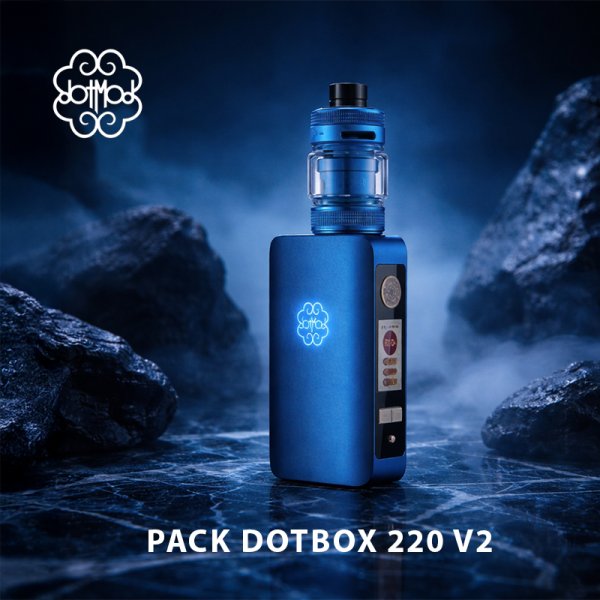 Pack dotBox 220 V2 4ml 2x18650 - Dotmod