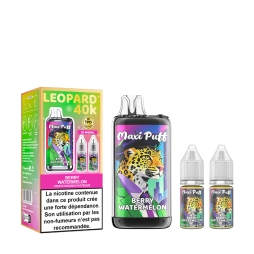 [Sample] Leopard+ 40K 1100mAh 20ml / 2% Berry Watermelon - Maxi Puff