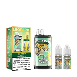 [Sample] Leopard+ 40K 1100mAh 20ml / 2% Kiwi Passion Guava - Maxi Puff