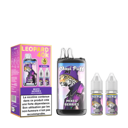 [Sample] Leopard+ 40K 1100mAh 20ml / 2% Mixed Berries - Maxi Puff