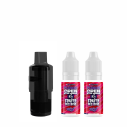 Cartouches Open Pod Remplissable 2+10ml + 2 E-liquides 10ml 2% (1pc) - Wpuff Fusion by Liquideo