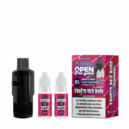 Refillable Open Pod Cartridges 2+10ml + 2 E-liquids 10ml 2% (1pc) - Wpuff Fusion by Liquideo