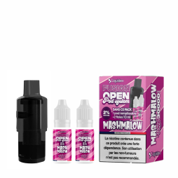 Cartouches Open Pod Remplissable 2+10ml + 2 E-liquides 10ml 2% (1pc) - Wpuff Fusion by Liquideo