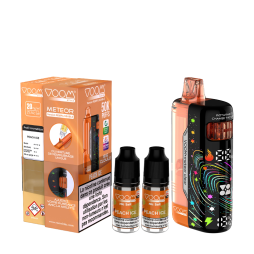 Meteor 50k + 2 E-liquides 1000mAh 18ml / 2% - Voom