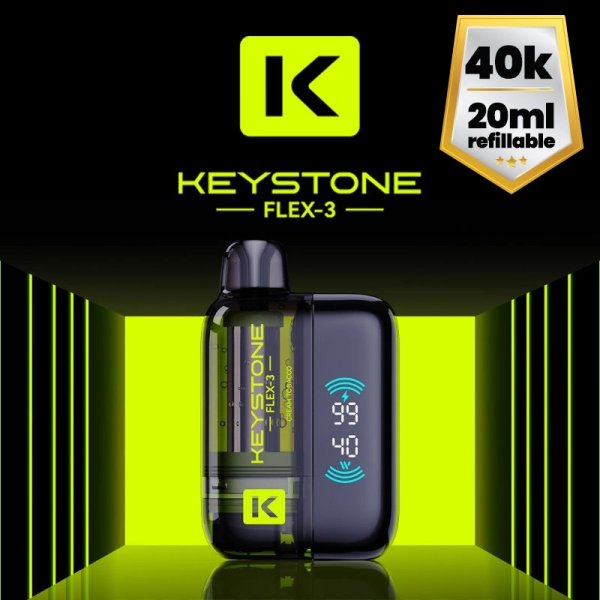 Pack Pod Flex-3 10ml 1100mAh - Keystone