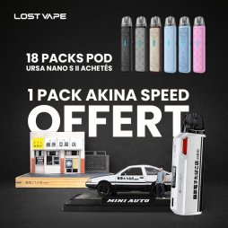 18 Ursa Nano S II pod kits purchased, 1 Akina Speed Pack Free - Lost Vape [Offer]