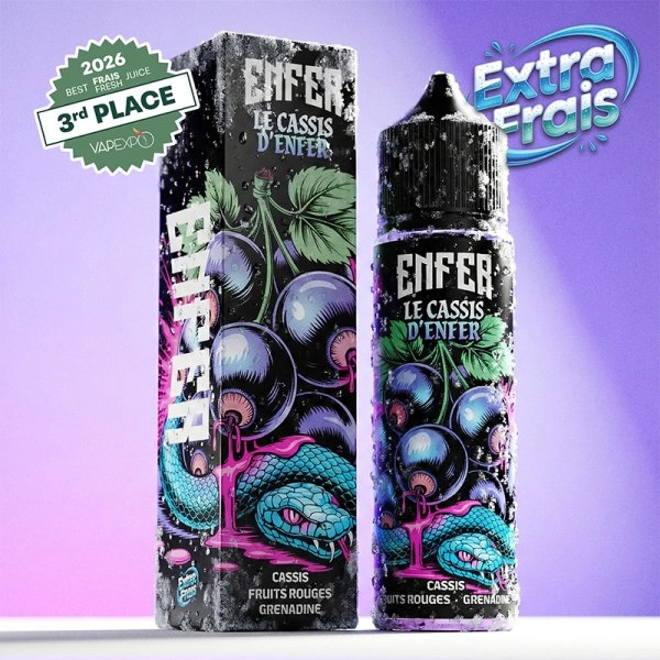Le Cassis d'ENFER 0mg 50ml - Les Fruits d'ENFER by ENFER