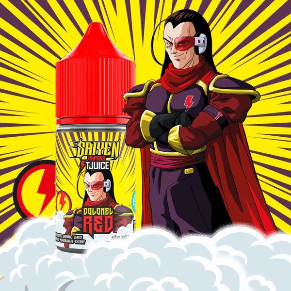 Concentré Colonel Red 30ml - Saiyen Vapors x T-Juice by Swoke