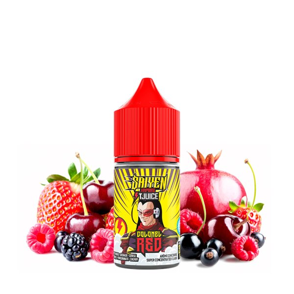 Concentrate Colonel Red 30ml - Saiyen Vapors x T-Juice by Swoke