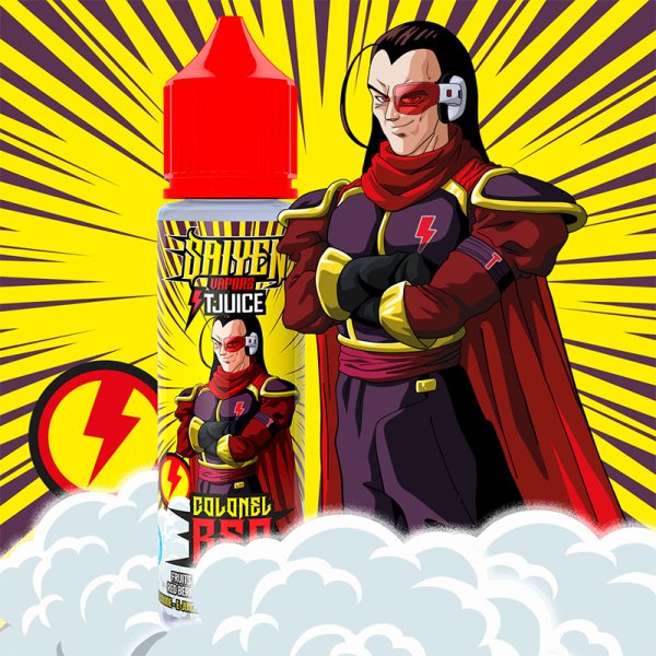 Colonel Red 0mg 50ml - Saiyen Vapors x T-Juice by Swoke