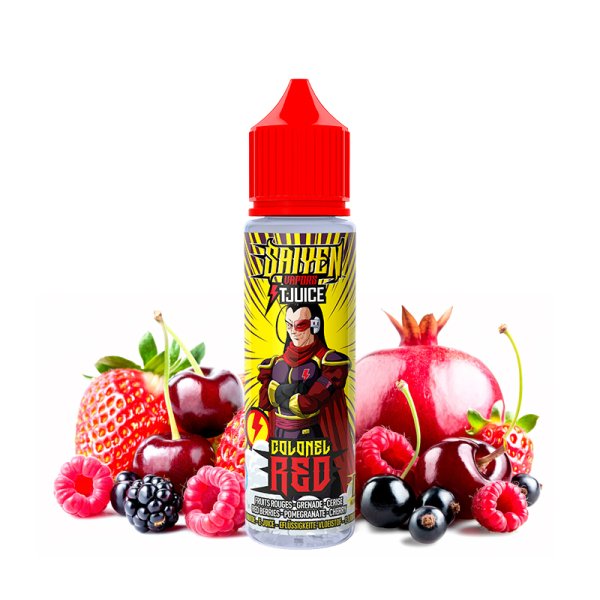 Colonel Red 0mg 50ml - Saiyen Vapors x T-Juice by Swoke