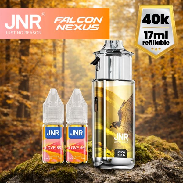 Falcon Nexus 40k + 2 E-liquids 1000mAh 2+10ml / 2% - JNR