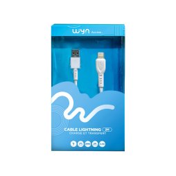 Câble de Charge TYPE-A vers Lightning 2m (1pc) - WYN Access