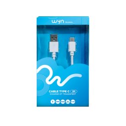 Câble de Charge TYPE-A vers TYPE-C 2m (1pc) - WYN Access