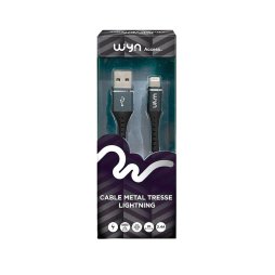 Câble de Charge renforcé TYPE-A vers Lightning 1m (1pc) - WYN Access