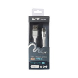 Reinforced Type-A to Type-C Charging Cable 1m (1pc) - WYN Access