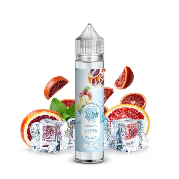 Brugnon Orange Sanguine Frais 0mg 50ml - Le Petit Verger by Savourea