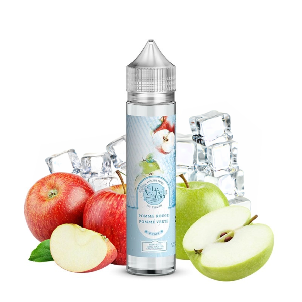Pomme Rouge Pomme Verte Frais 0mg 50ml - Le Petit Verger by Savourea