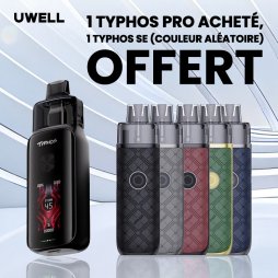 1 Typhos Pro purchased, 1 Typhos SE (Random) Free - Uwell [Offer]