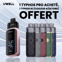 1 Typhos Pro achetés, 1 Typhos SE (Aléatoire) offert - Uwell [Offre]