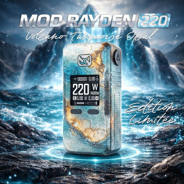 Mod Rayden 220 Volcano Turquoise Opal Limited Edition - BD Vape