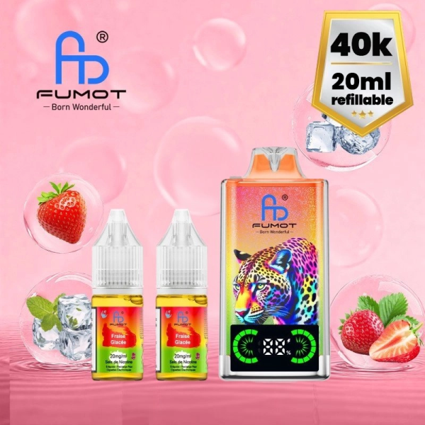 [Destockage] Leopard 40K Refillable 40000 Puffs 20mg - Fumot