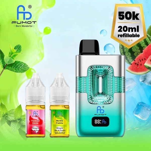 [Destockage] ECO 2in1 Refillable 50000 Puffs 20mg - Fumot