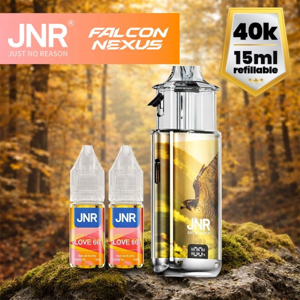 Falcon Nexus 40k + 2 E-liquides 1000mAh 15ml / 2% - JNR