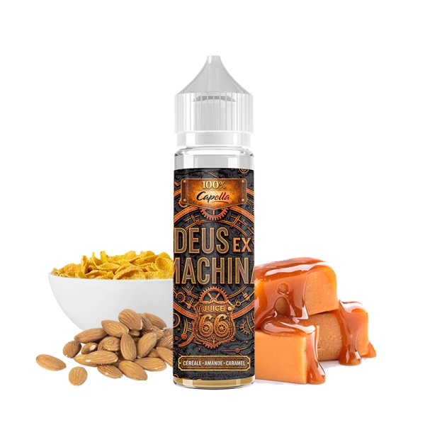 Céréale Amande Caramel 0mg 50ml - Deus Ex Machina by Capella x Juice 66