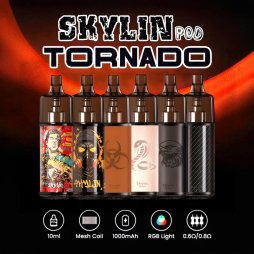 Pod Tornado Skylin Remplissable Vide Lion Leather Orange - Gobar