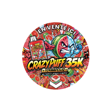 [PLV]  Sticker Crazy Puff FR/EN - Tornadoliq