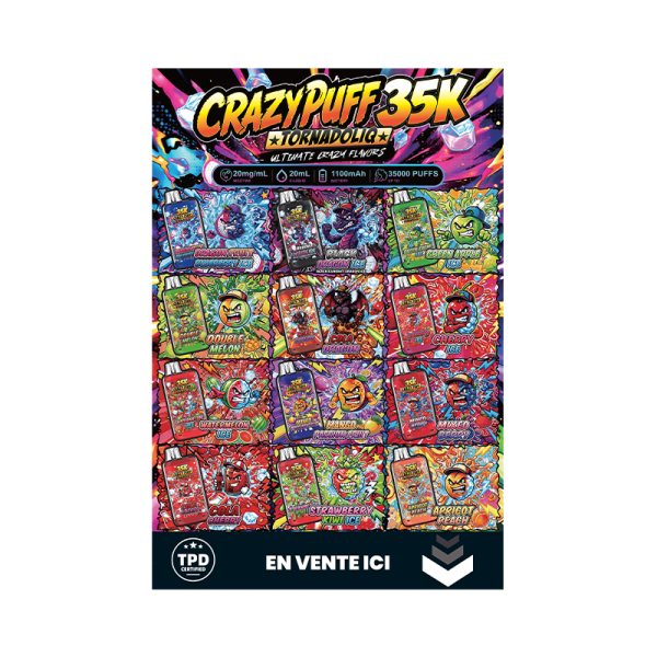 [PLV] Poster A3 - Crazy Puff by Tornadoliq