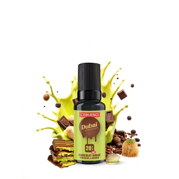 [Sample] Dubaï Chocovape Nic Salt 20mg 10ml - Cebueno
