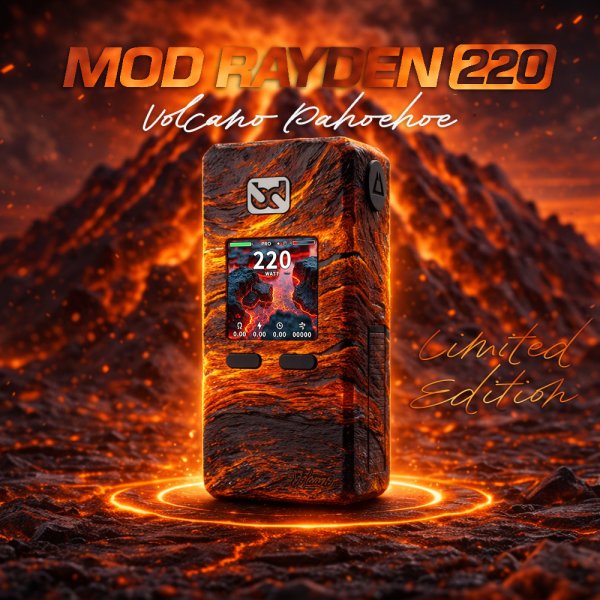 Mod Rayden 220 Volcano Pahoehoe Limited Edition - BD Vape