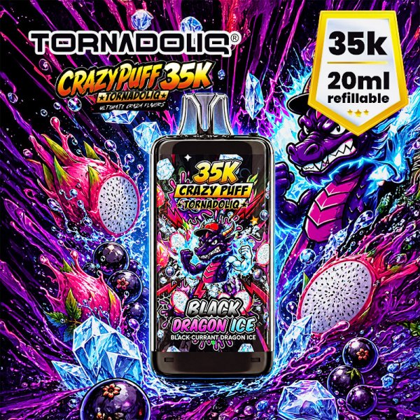 Crazy Puff 35K 1100mAh 20ml / 2% - Tornadoliq