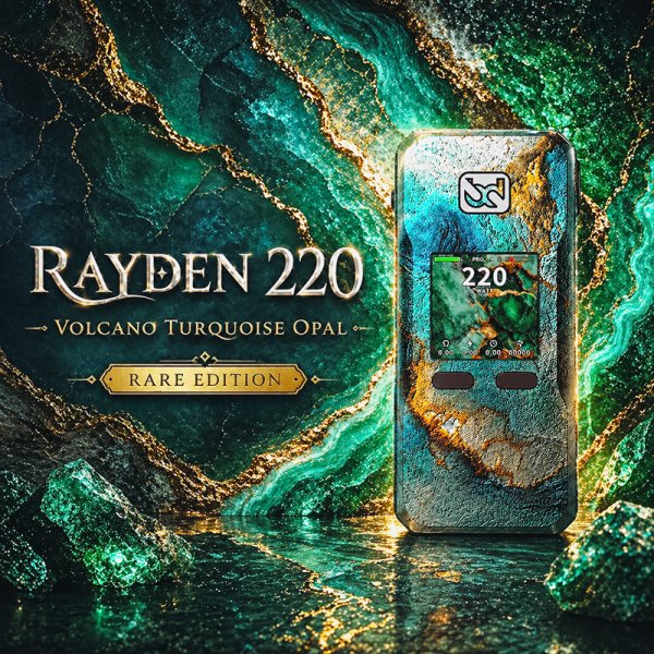 Mod Rayden 220 Volcano Turquoise Opal Rare Edition - BD Vape