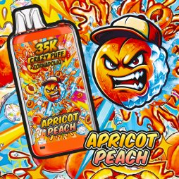 [Sample] Crazy Puff 35K (Apricot Peach) 1100mAh 20ml / 2% - Tornadoliq